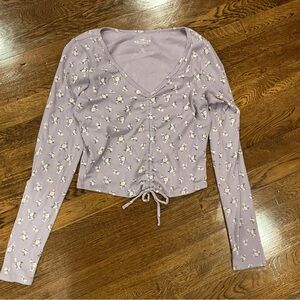 Holster baby tee cute top size large